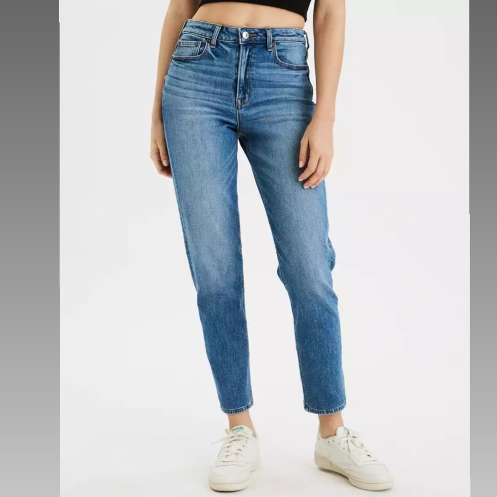 AE Stretch Mom Jeans